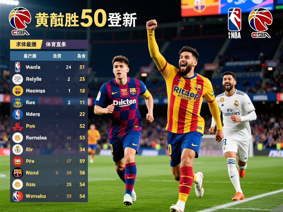 包含西甲最新积分榜更新：黄潜50大胜登顶，皇马2连胜追赶巴萨的词条  第2张