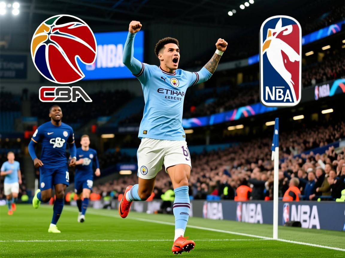 组图：英超曼城1-1切尔西恩佐读秒绝平庆祝  第2张